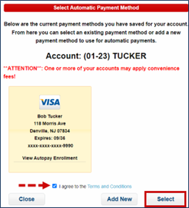 Autopay Enrollment Step 4
