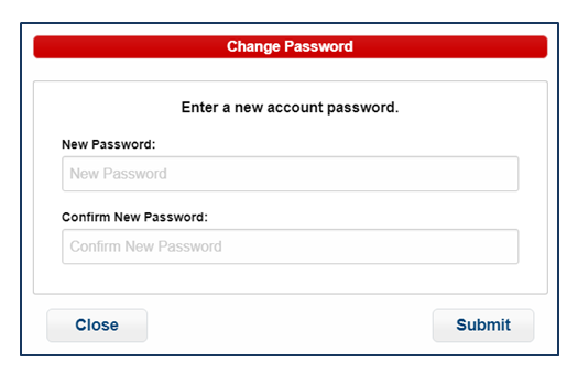 Change Password Method Step 2
